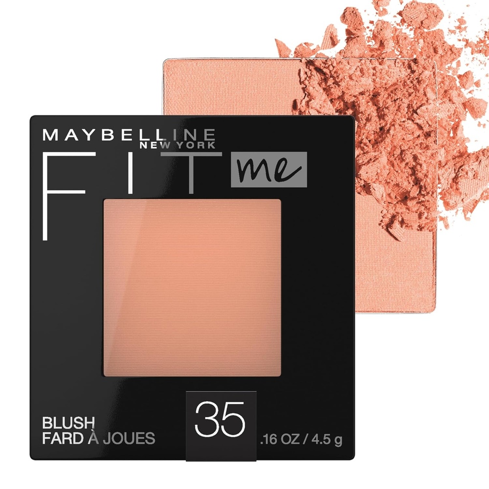 image:imageMaybelline Fit Me Powder Blush Lightweight Smooth Blendable Longlasting AllDay Face Enhancing Makeup Color Berry 1 Count35 CORAL Pack of 1