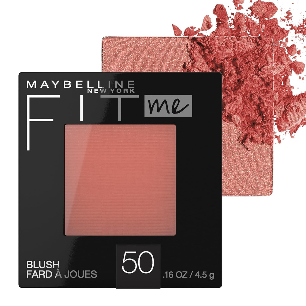 image:imageMaybelline Fit Me Powder Blush Lightweight Smooth Blendable Longlasting AllDay Face Enhancing Makeup Color Berry 1 Count50 WINE Pack of 1