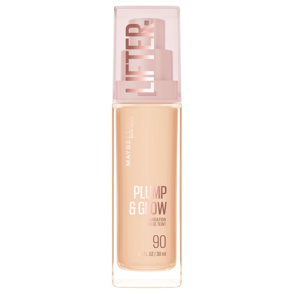 image:imageMaybelline Lifter Plump amp Glow Foundation Liquid Foundation with 2 Niacinamide Hyaluronic Acid Plumping and Brightening Face Makeup 367 1 Count090 NEUTRAL