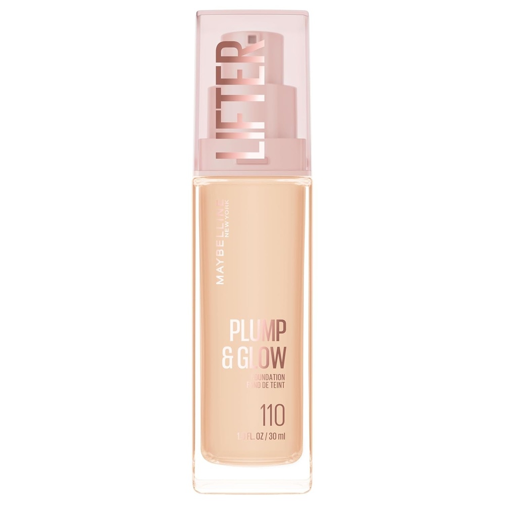 image:imageMaybelline Lifter Plump amp Glow Foundation Liquid Foundation with 2 Niacinamide Hyaluronic Acid Plumping and Brightening Face Makeup 367 1 Count110 WARM