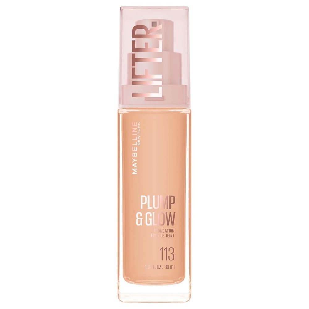 image:imageMaybelline Lifter Plump amp Glow Foundation Liquid Foundation with 2 Niacinamide Hyaluronic Acid Plumping and Brightening Face Makeup 367 1 Count113 NEUTRAL