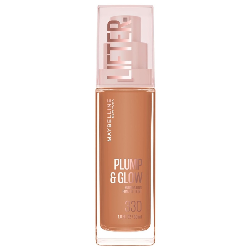 image:imageMaybelline Lifter Plump amp Glow Foundation Liquid Foundation with 2 Niacinamide Hyaluronic Acid Plumping and Brightening Face Makeup 367 1 Count330 NEUTRAL