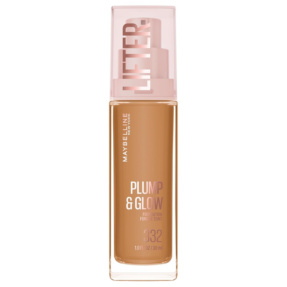 image:imageMaybelline Lifter Plump amp Glow Foundation Liquid Foundation with 2 Niacinamide Hyaluronic Acid Plumping and Brightening Face Makeup 367 1 Count332 WARM