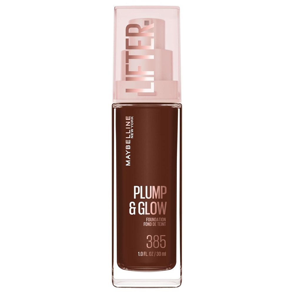 image:imageMaybelline Lifter Plump amp Glow Foundation Liquid Foundation with 2 Niacinamide Hyaluronic Acid Plumping and Brightening Face Makeup 367 1 Count385 COOL
