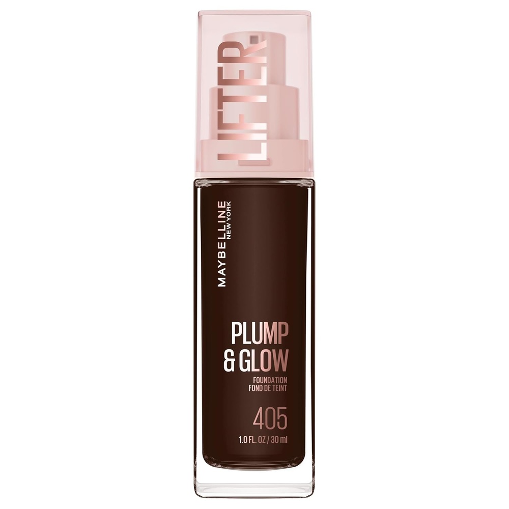 image:imageMaybelline Lifter Plump amp Glow Foundation Liquid Foundation with 2 Niacinamide Hyaluronic Acid Plumping and Brightening Face Makeup 367 1 Count405 COOL
