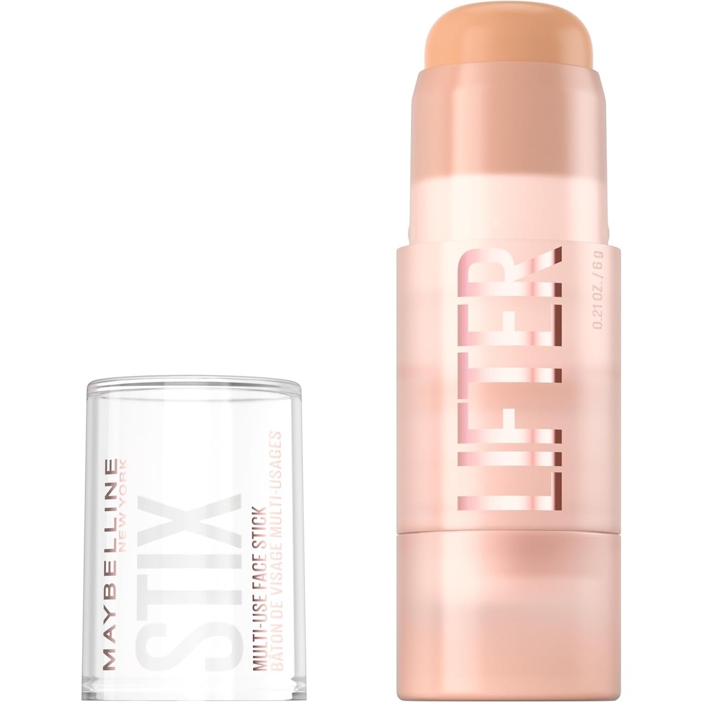 image:imageMaybelline Lifter Stix MultiUse Face Stick  Contour Bronzer Concealer and Foundation Stick AllInOne Creamy Face Makeup with Cranberry Seed Oil 75 1 Count20  Neutral