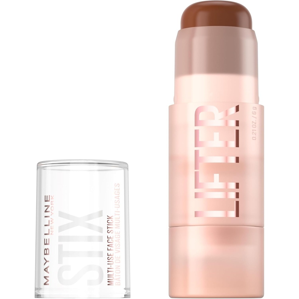 image:imageMaybelline Lifter Stix MultiUse Face Stick Contour Bronzer Concealer and Foundation Stick AllInOne Creamy Face Makeup with Cranberry Seed Oil 75 1 Count75 Cool