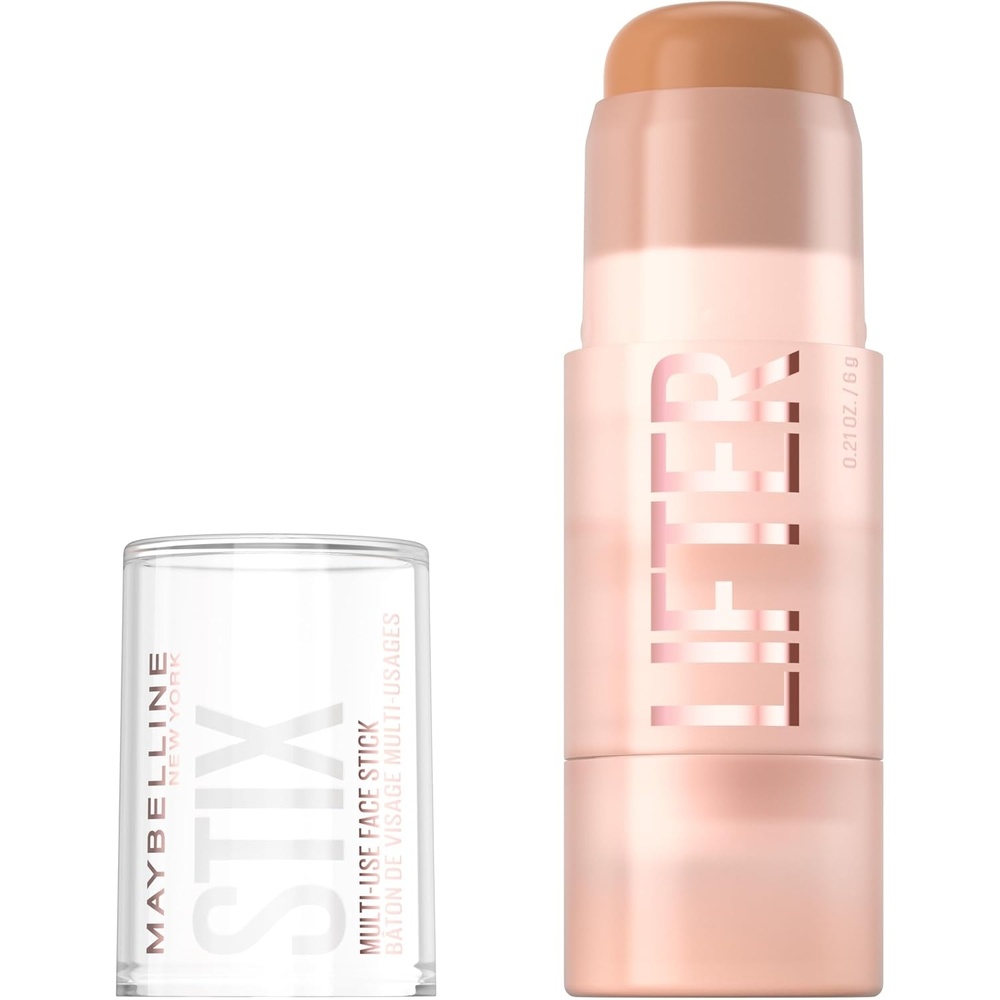 image:imageMaybelline Lifter Stix MultiUse Face Stick  Contour Bronzer Concealer and Foundation Stick AllInOne Creamy Face Makeup with Cranberry Seed Oil 75 1 Count45  Warm