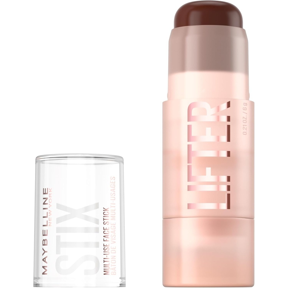 image:imageMaybelline Lifter Stix MultiUse Face Stick  Contour Bronzer Concealer and Foundation Stick AllInOne Creamy Face Makeup with Cranberry Seed Oil 75 1 Count85  Cool