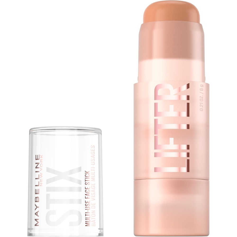 image:imageMaybelline Lifter Stix MultiUse Face Stick Contour Bronzer Concealer and Foundation Stick AllInOne Creamy Face Makeup with Cranberry Seed Oil 75 1 Count30 Neutral