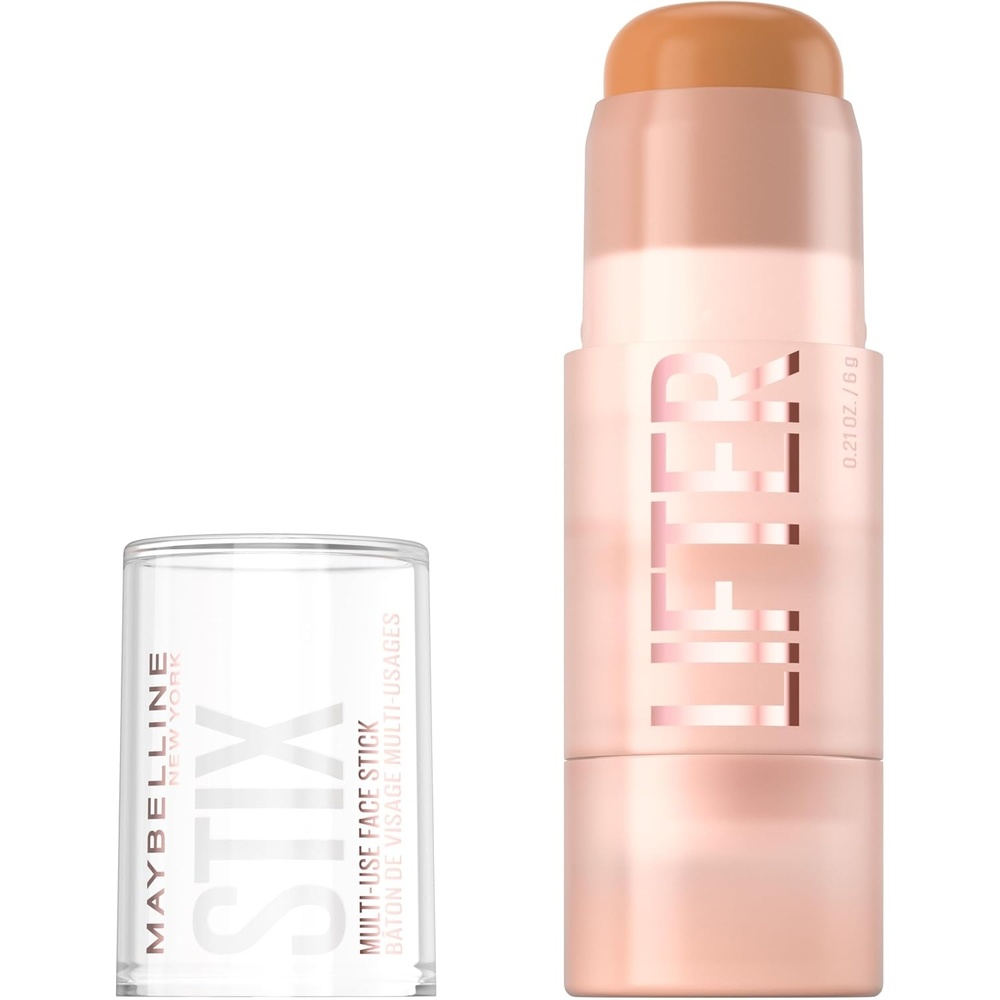 image:imageMaybelline Lifter Stix MultiUse Face Stick Contour Bronzer Concealer and Foundation Stick AllInOne Creamy Face Makeup with Cranberry Seed Oil 75 1 Count40 Neutral