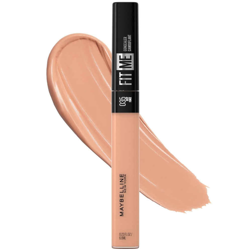 image:imageMaybelline New York Fit Me Liquid Concealer Makeup Natural Coverage Lightweight Conceals Covers OilFree Honey 1 Count Packaging May Vary35 DEEP
