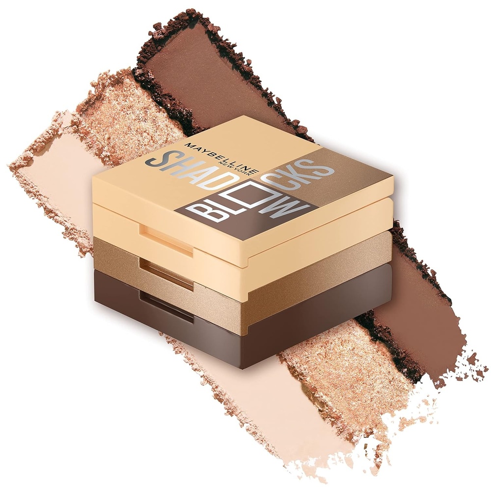 image:imageMaybelline New York Shadow Blocks Shadow Blocks Eyeshadow Palette Stacked Eye Shadow Trio 82nd amp Park Ave 008 oz30 NORTH 3RD BEDFORD AVE