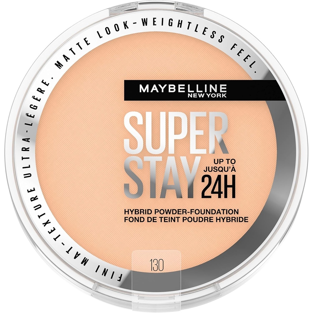 image:imageMaybelline Super Stay Up to 24HR Hybrid PowderFoundation MediumtoFull Coverage Makeup Matte Finish 375 1 CountSUPERSTAY POWDER 130