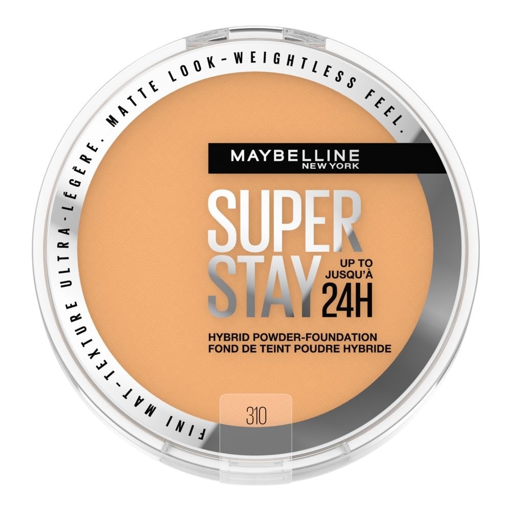 image:imageMaybelline Super Stay Up to 24HR Hybrid PowderFoundation MediumtoFull Coverage Makeup Matte Finish 375 1 CountSUPERSTAY POWDER 310
