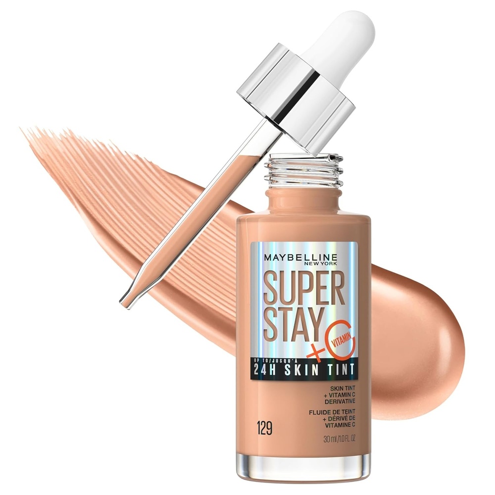 image:imageMaybelline Super Stay Up to 24HR Skin Tint Radiant LighttoMedium Coverage Foundation Makeup Infused With Vitamin C 372 1 Count129