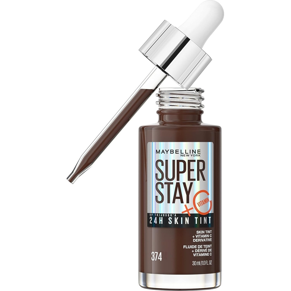 image:imageMaybelline Super Stay Up to 24HR Skin Tint Radiant LighttoMedium Coverage Foundation Makeup Infused With Vitamin C 372 1 Count374
