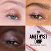 MAYBELLINE Shadow Drip Eye Tint Liquid Eyeshadow, High-Impact, Lightweight Shimmer Eye Shadow with Up To 16HR Wear, Brass Drip, 1 Count(10 AMETHYST DRIP)