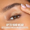 MAYBELLINE Shadow Drip Eye Tint Liquid Eyeshadow, High-Impact, Lightweight Shimmer Eye Shadow with Up To 16HR Wear, Brass Drip, 1 Count(50 ONYX DRIP)
