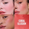 Maybelline Cloudtopia Blush for Cheeks and Lip Mousse, Ultra-Vivid, Pigmented Formula for Up to 14HR of Blush and Lip Makeup Color, Divine Crimson, 1 Count(CORAL ILLUSION)