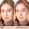 Maybelline Fit Me Dewy + Smooth Liquid Foundation Makeup, Natural Beige, 1 Count (Packaging May Vary)(105 FAIR IVORY)