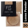 Maybelline Fit Me Loose Setting Powder, Face Powder and Finishing Makeup, Light, 1 Count(30 MEDIUM DEEP)