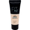 Maybelline Fit Me Matte + Poreless Liquid Oil-Free Foundation Makeup, Warm Coconut, 1 Count (Packaging May Vary)(097 Natural Porcelain)