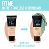 Maybelline Fit Me Matte + Poreless Liquid Oil-Free Foundation Makeup, Warm Coconut, 1 Count (Packaging May Vary)(100 WARM IVORY)
