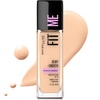Maybelline Fit Me Dewy + Smooth Liquid Foundation Makeup, Natural Beige, 1 Count (Packaging May Vary)(110 PORCELAIN)