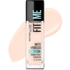 Maybelline Fit Me Matte + Poreless Liquid Oil-Free Foundation Makeup, Warm Coconut, 1 Count (Packaging May Vary)(102 FAIR PORCELAIN)