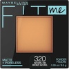 Maybelline Fit Me Matte + Poreless Pressed Face Powder Makeup & Setting Powder, Coconut, 1 Count(320 NATURAL TAN)