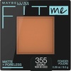 Maybelline Fit Me Matte + Poreless Pressed Face Powder Makeup & Setting Powder, Coconut, 1 Count(355 COCONUT)