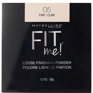 Maybelline Fit Me Loose Setting Powder, Face Powder and Finishing Makeup, Light, 1 Count(05 FAIR)