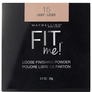 Maybelline Fit Me Loose Setting Powder, Face Powder and Finishing Makeup, Light, 1 Count(15 LIGHT)