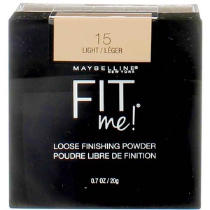 Maybelline Fit Me Loose Setting Powder, Face Powder and Finishing Makeup, Light, 1 Count(Light)
