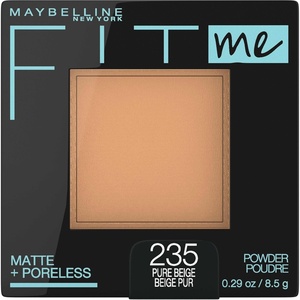 Maybelline Fit Me Matte + Poreless Pressed Face Powder Makeup & Setting Powder, Coconut, 1 Count(235 PURE BEIGE)