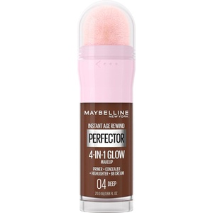 Maybelline New York Instant Age Rewind Instant Perfector 4-In-1 Glow Makeup, Fair/Light Cool(04 DEEP)