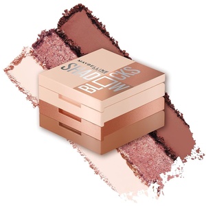 Maybelline New York Shadow Blocks Shadow Blocks Eyeshadow Palette, Stacked Eye Shadow Trio, 82nd & Park Ave, 0.08 oz(10 82ND & PARK AVE)