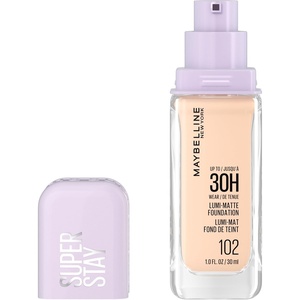 Maybelline Super Stay Lumi-Matte Foundation, Lightweight and Buildable Full Coverage Foundation Makeup For Up To 30HR Wear, 112, 1 Count(102 – Neutral Cool)
