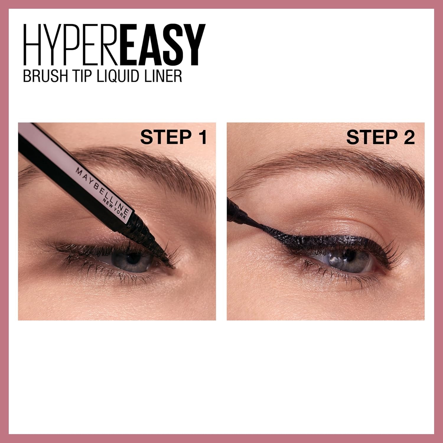 image:imageMAYBELLINE New York Hyper Easy Liquid Pen NoSkip Waterproof Eyeliner Satin Finish Pitch BrownPITCH BLACK