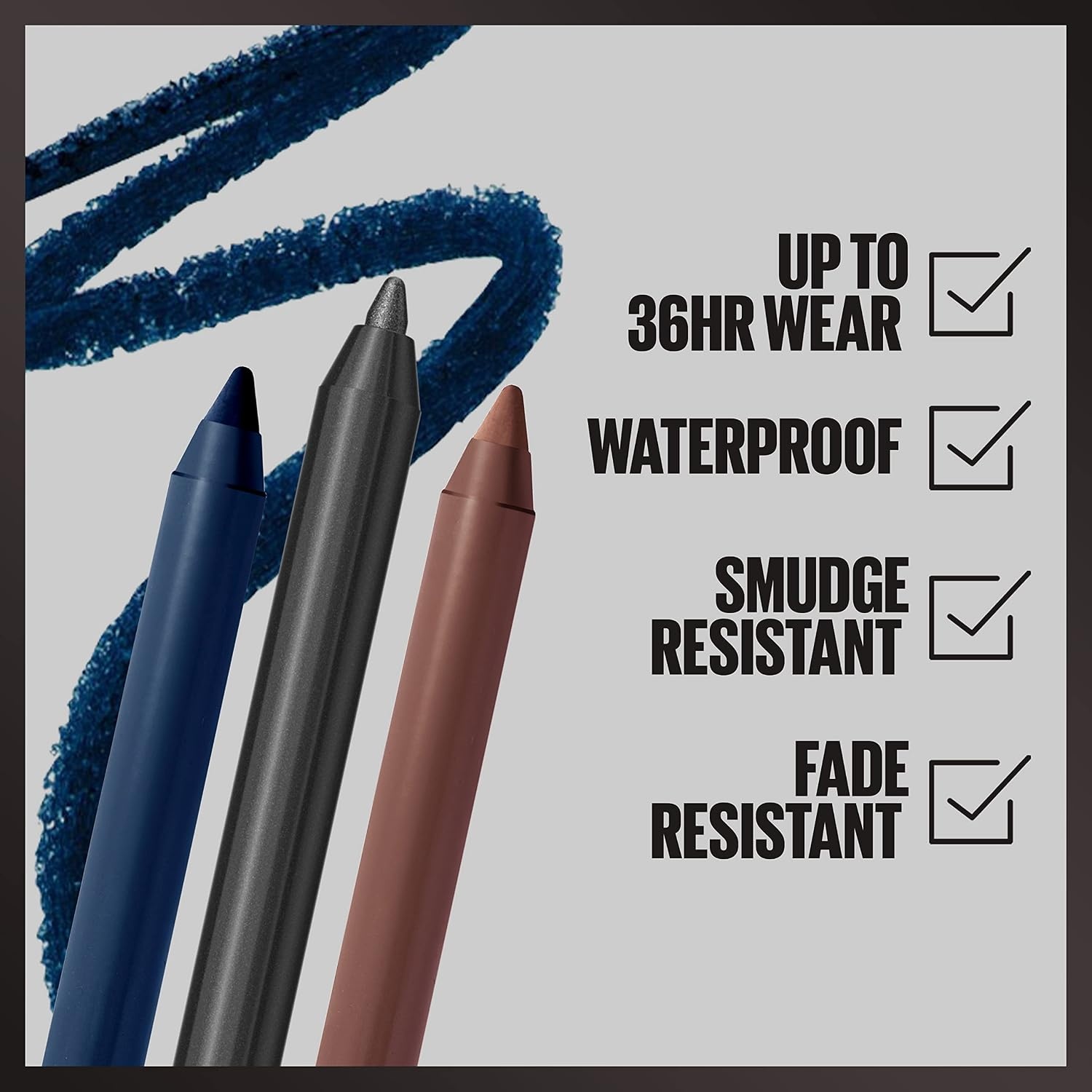 image:imageMAYBELLINE Tattoo Studio Sharpenable Eyeliner Pencil 36 Hour Wear Waterproof Navy Bling 1 CountTealtini