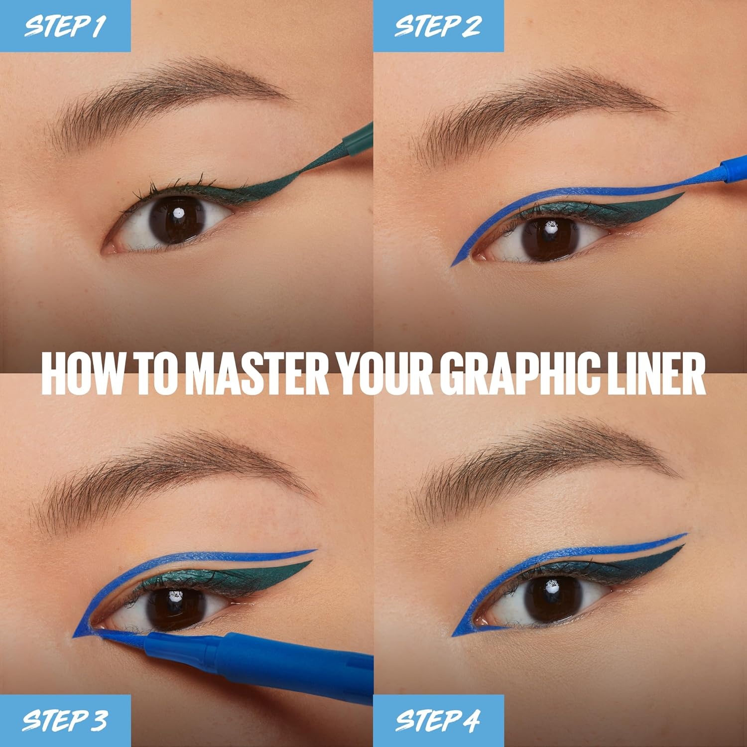 image:imageMaybelline Eyestudio Master Precise All Day Waterproof Liquid Eyeliner Makeup Black 1 Count Packaging May VaryCOBALT