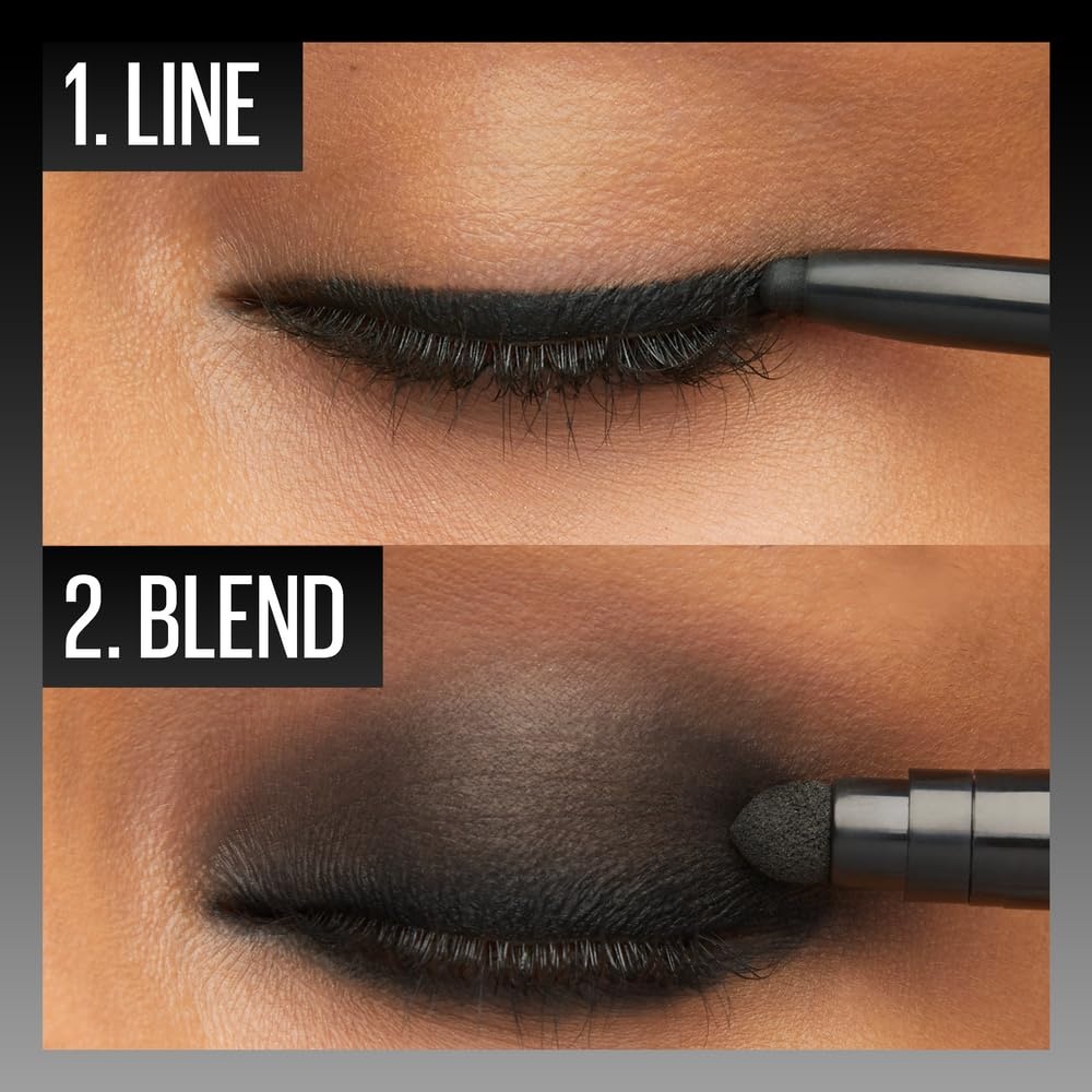 image:imageMaybelline Tattoo Studio Automatic Gel Pencil Waterproof Eyeliner Blendable Smudge Resistant Matte Eyeliner For Up To 36HR Wear Midnight Mocha Smokey Gray Packaging May VaryMidnight Mocha Smokey Gray