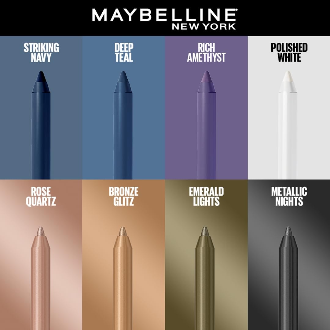image:imageMaybelline Tattoo Studio Sharpenable Gel Pencil Waterproof Eyeliner LongLasting Eyeliner With Smooth Gel Pigments For Up To 36HR Wear Biscotti Cream 1 Count921 DEEP TEAL