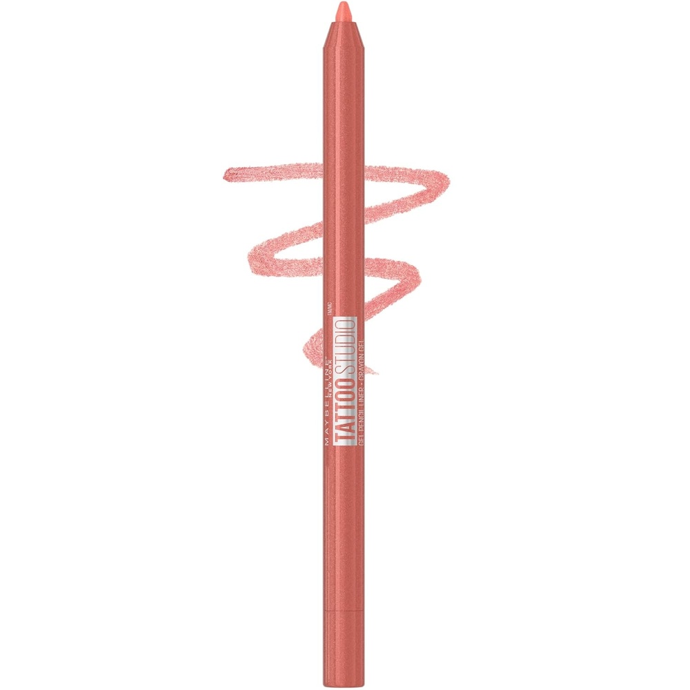 image:imageMAYBELLINE Tattoo Studio Sharpenable Eyeliner Pencil 36 Hour Wear Waterproof Navy Bling 1 CountPeach Pop