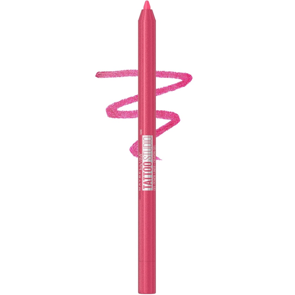 image:imageMAYBELLINE Tattoo Studio Sharpenable Eyeliner Pencil 36 Hour Wear Waterproof Navy Bling 1 CountPunchy Pink