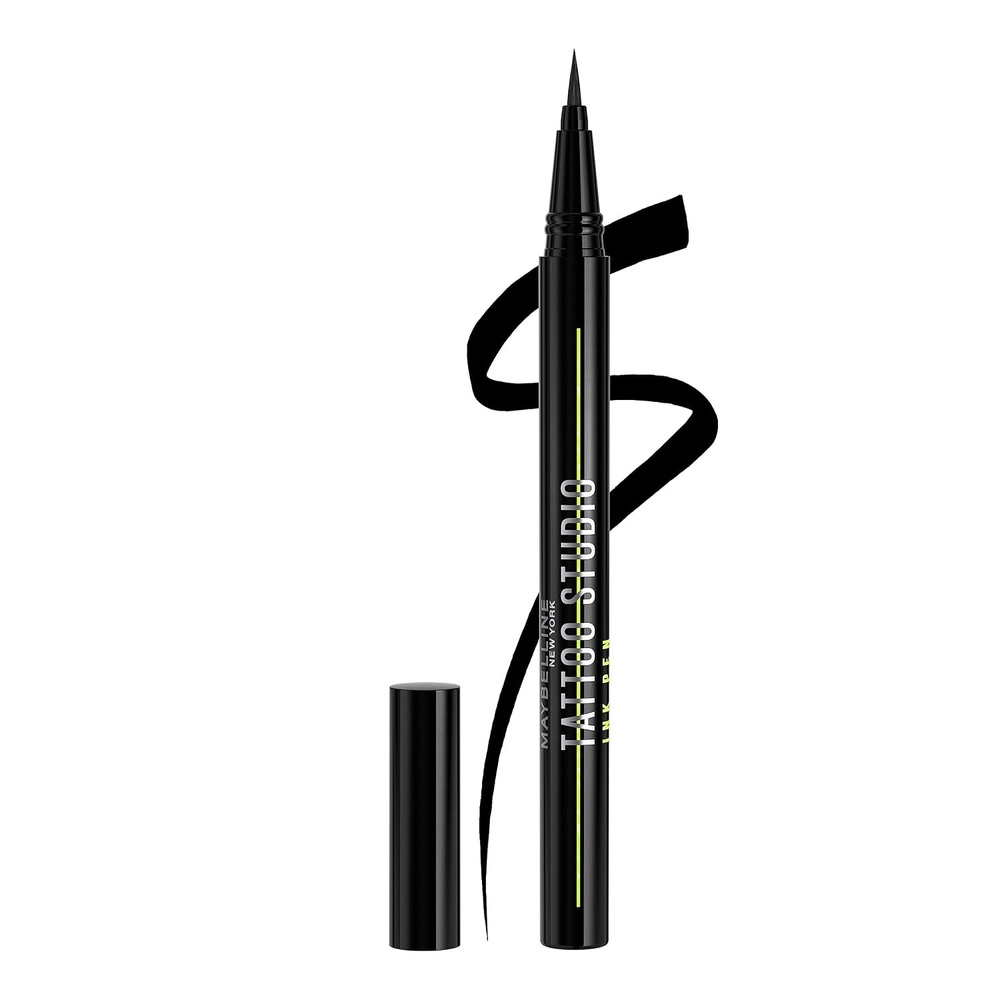 image:imageMaybelline Tattoo Studio Ink Pen Eyeliner Waterproof amp Smudge Resistant Liner Up to 24 Hours Eye Makeup Wear Jet Black 1 CountMATTE BLACK