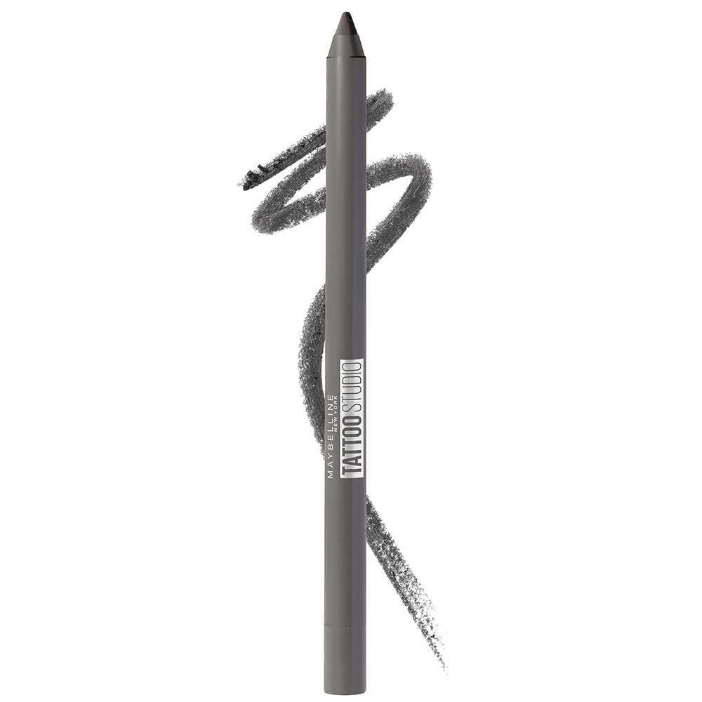 image:imageMaybelline Tattoo Studio Sharpenable Gel Pencil Waterproof Eyeliner LongLasting Eyeliner With Smooth Gel Pigments For Up To 36HR Wear Biscotti Cream 1 Count901 INTENSE CHARCOAL