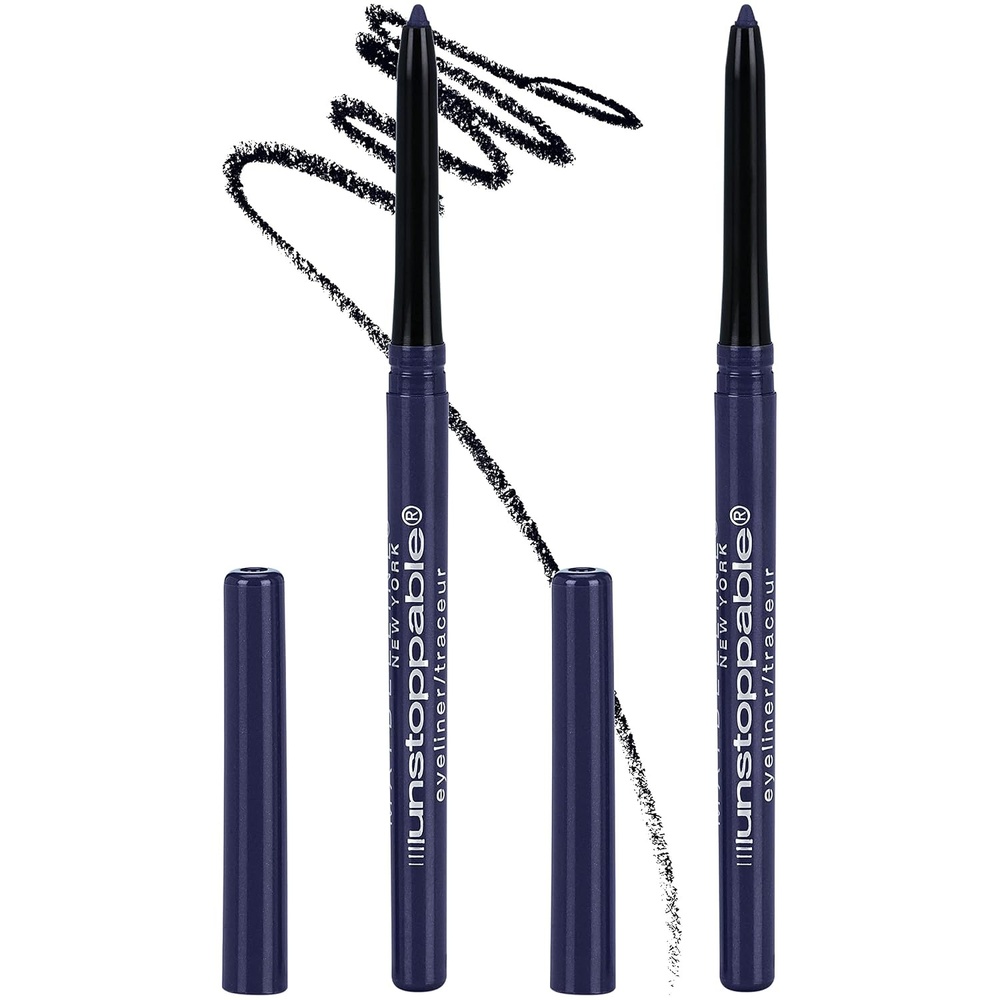 image:imageMaybelline Unstoppable Waterproof Mechanical Black Eyeliner Pencil Easy to Apply Smooth Glide Up to 24 Hour Wear Onyx40 SAPPHIRE