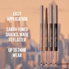 MAYBELLINE Sculpting Stix 2-in-1 Eyeliner, Dual Ended Brown Eye Liner With Up to 24HR Wear, Smudge and Sweat-Resistant Eye Makeup Formula, Mocha Contour, 1 Count(BLACK BLUR)
